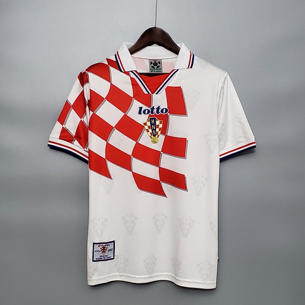AAA Quality Croatia 98 World Cup Home Soccer Jersey